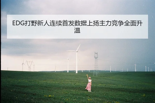 EDG打野新人连续首发数据上扬主力竞争全面升温